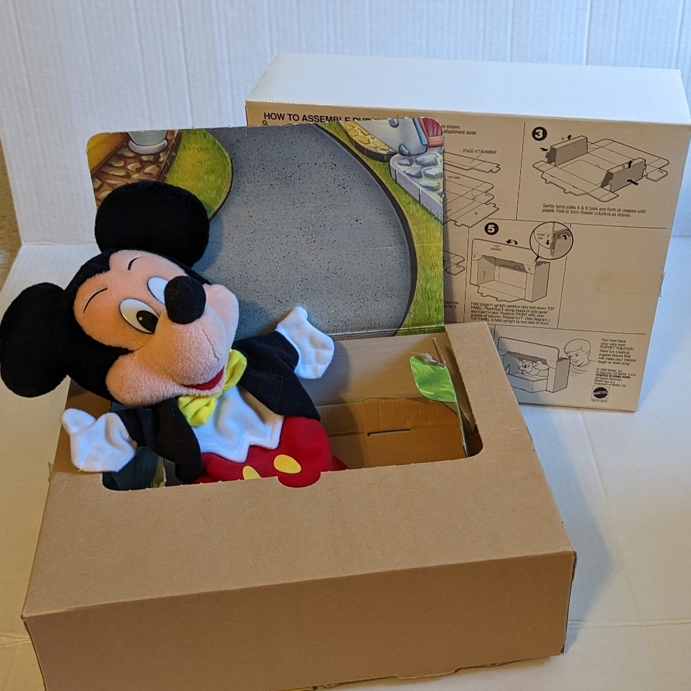 Disney Toontown Mickey Mouse Puppet Theater Kodak Promotion 1993 - Picture 2 of 7